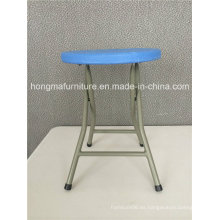 Muebles de plástico portátiles de sillas redondas